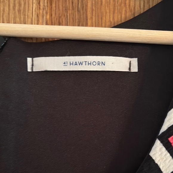 41 Hawthorn Black and White Fit and Flare Mini Dress - Picture 2 of 6